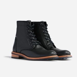 All-Weather Black Leather Boots - Nisolo - Size 8 Women’s